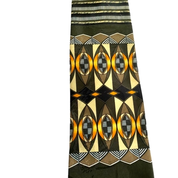 Pierre Balmain Tie Paris Silk Hand Made Tipp Bar Tac Pull String 58x4 Black Gold - Picture 4 of 10
